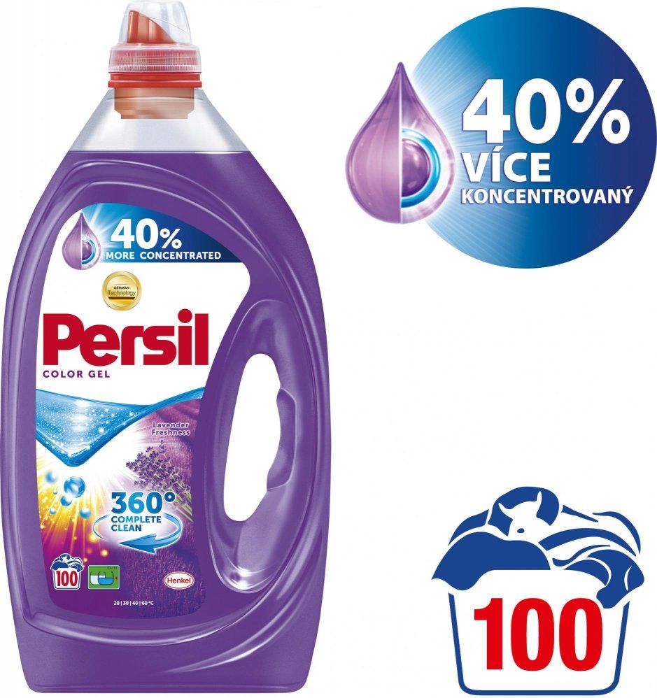 PERSIL Color Lavender 5 l (100 praní) – prací gel - obrázek 2