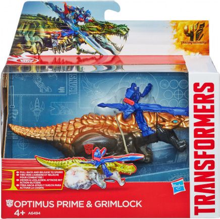 Hasbro Transformers 4 construct Bots Transformer se zvířetem Autobot Drift + Dinobot Slug - obrázek 1