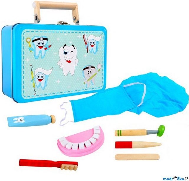 Doktor - Set v kufříku, Zubař (Legler) - obrázek 1