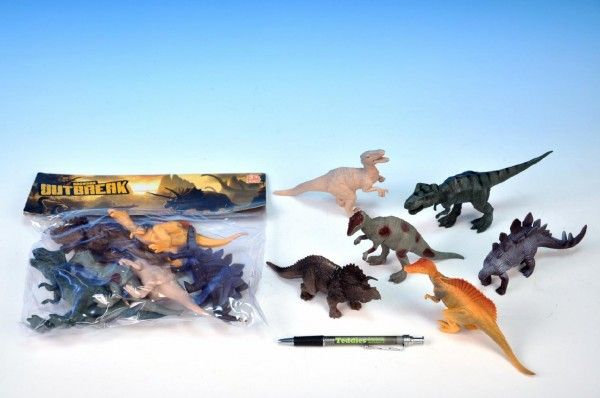 Dinosaurus plast 15-17cm 6ks v sáčku - obrázek 1