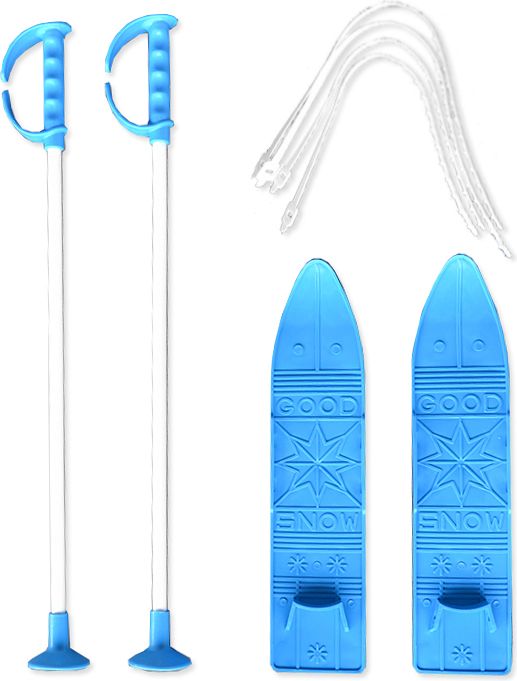 Baby Ski 40 cm - dětské plastové lyže - modré - obrázek 1