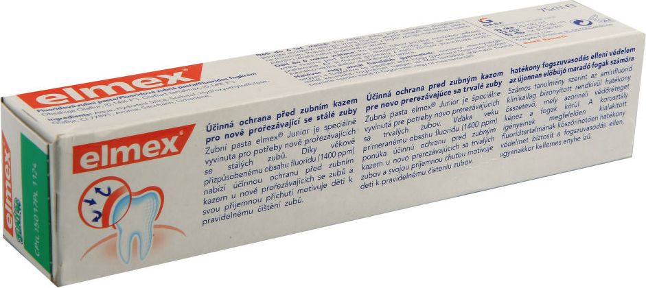 Elmex Junior zubní pasta 75ml - obrázek 2