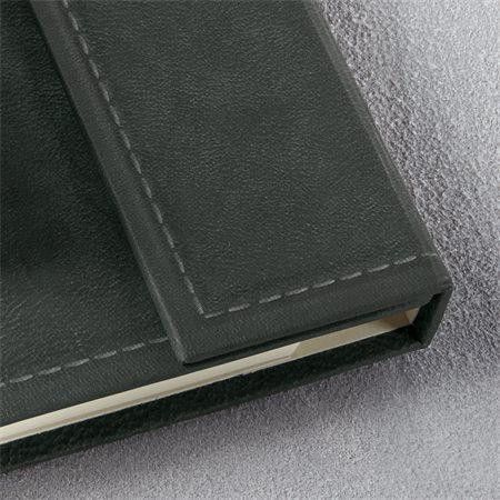Záznamní kniha "Conceptum Vintage", tm.šedá, exkluzivní, A5, čtverečkovaná, 194 listů, SIGEL - obrázek 1