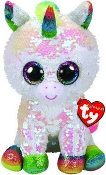 Beanie Boos Flippables Pixy bílý jednorožec 24 cm - obrázek 1
