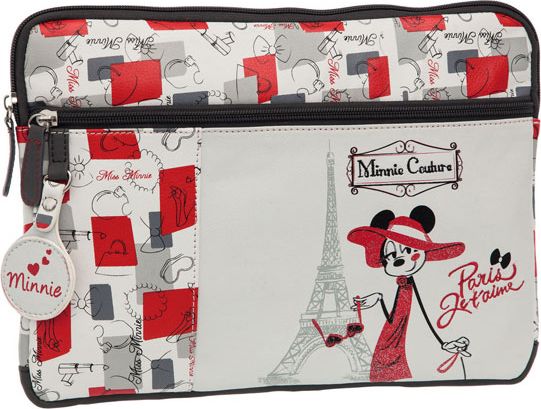 Joummabags Luxusní obal na tablet Minnie Couture Paříž 29x21x2 cm - obrázek 1