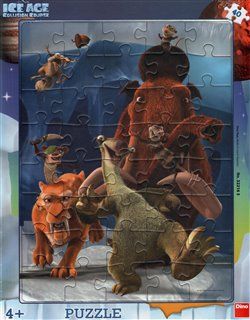Puzzle Doba ledová - Úprk /40dílků/ - obrázek 1