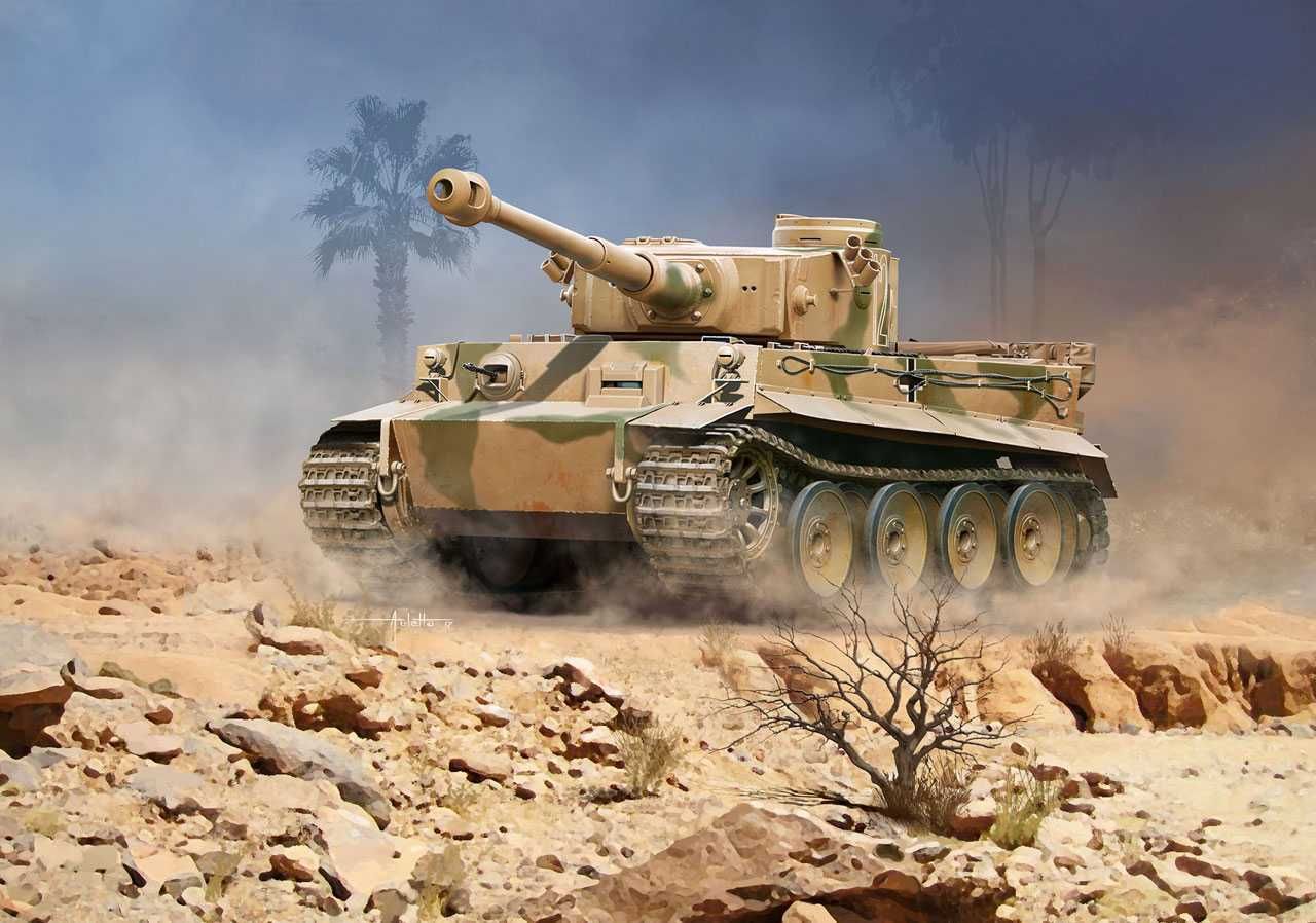 REVELL Plastic ModelKit tank 03262 - PzKpfw VI Ausf. H Tiger (1:72) - obrázek 7
