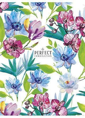 Sešit "Perfect", čtverečkovaný, mix, A5, 40 listů, SHKOLYARYK - obrázek 1