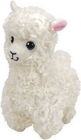 Beanie Babies Lily béžová lama 15 cm - obrázek 1