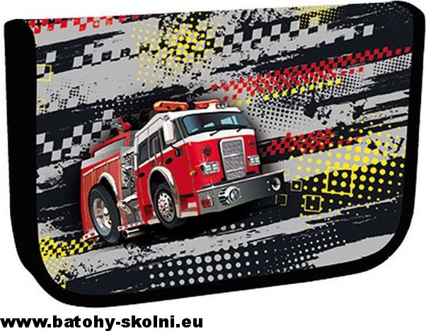 Školní jednopatrový penál Stil pouzdro Hasiči Fire Fighters - obrázek 2