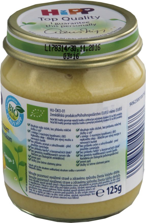 HiPP BABY BIO Br.pyré s kukuř.+krůt.m. 125g - obrázek 2