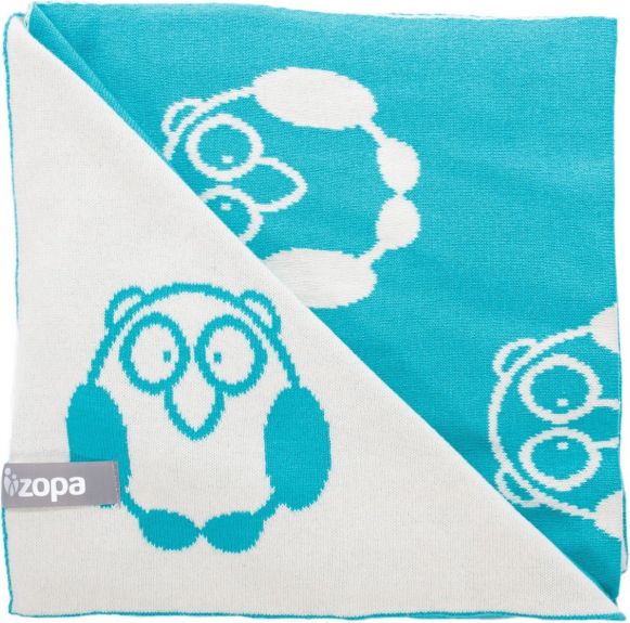 Zopa Dětská deka Little Owl, Mint - obrázek 1