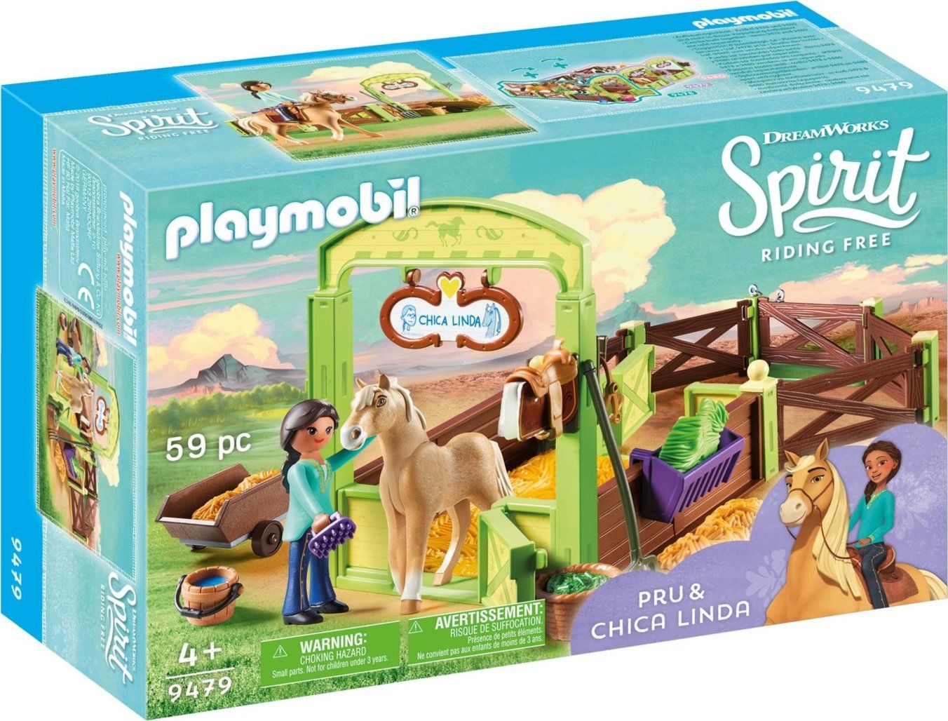 PLAYMOBIL Koňský box Próza & Chica Linda 9479 - obrázek 1