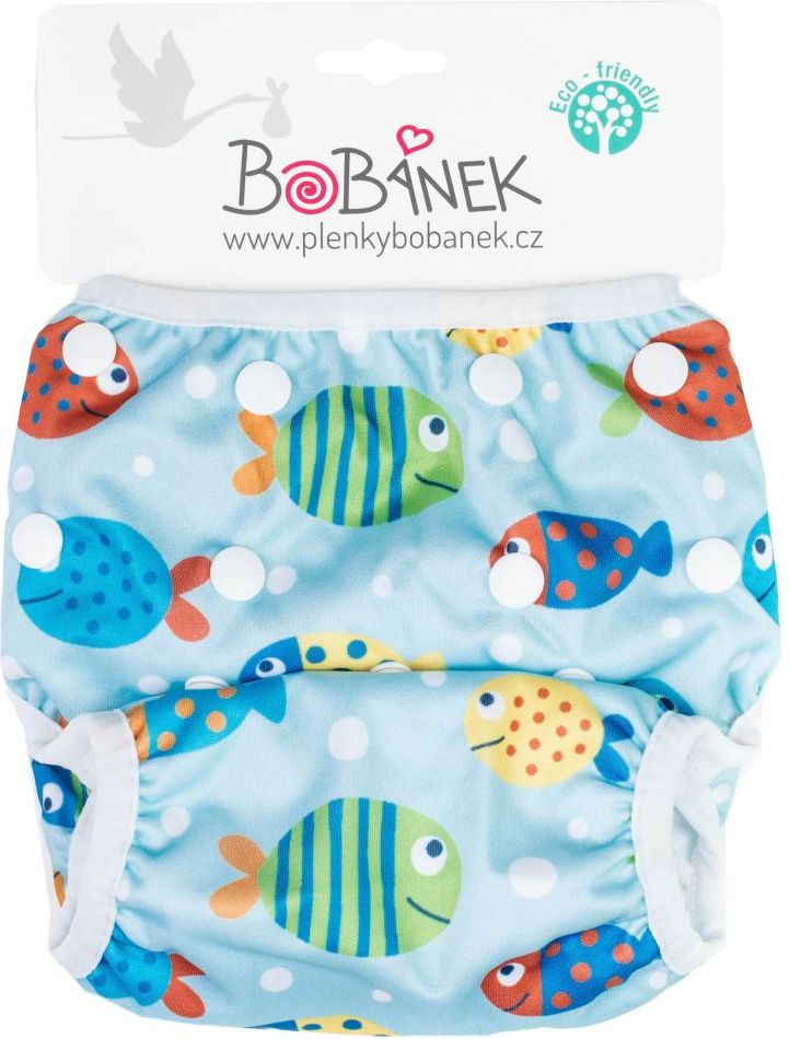 Bobánek Rostoucí plavky pro miminka - Barevné rybičky - obrázek 1