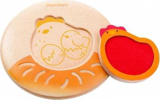 PlanToys Puzzle životní cyklus kuřete - obrázek 3