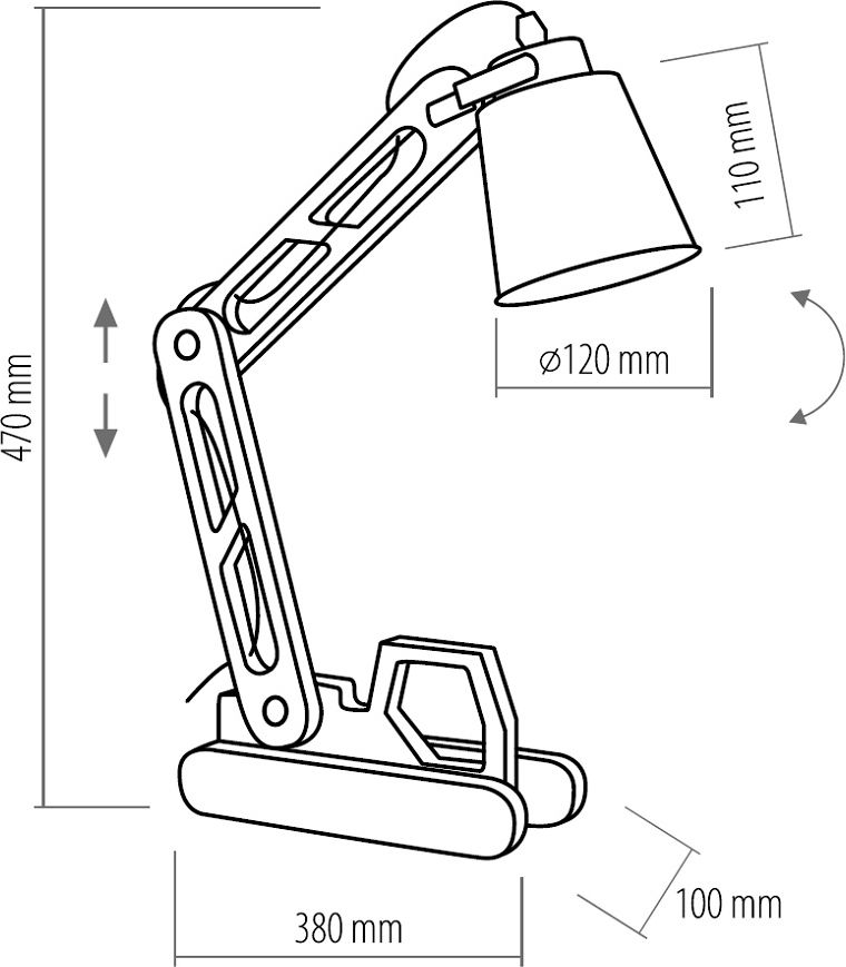 STOLNÍ LAMPA LIFT - obrázek 2