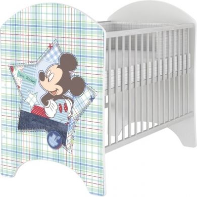 BabyBoo Dětská postýlka Disney Mickey 120x60cm, D19 - obrázek 1