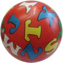 Mondo Potištěný míč s abecedou - 230 mm - obrázek 1