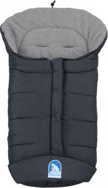 Eisbärchen fusak do kočárku nylon/fleece šedá/světle šedá - obrázek 1
