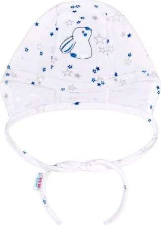 Kojenecká čepička New Baby Magic Star modrá, Modrá, 62 (3-6m) - obrázek 1