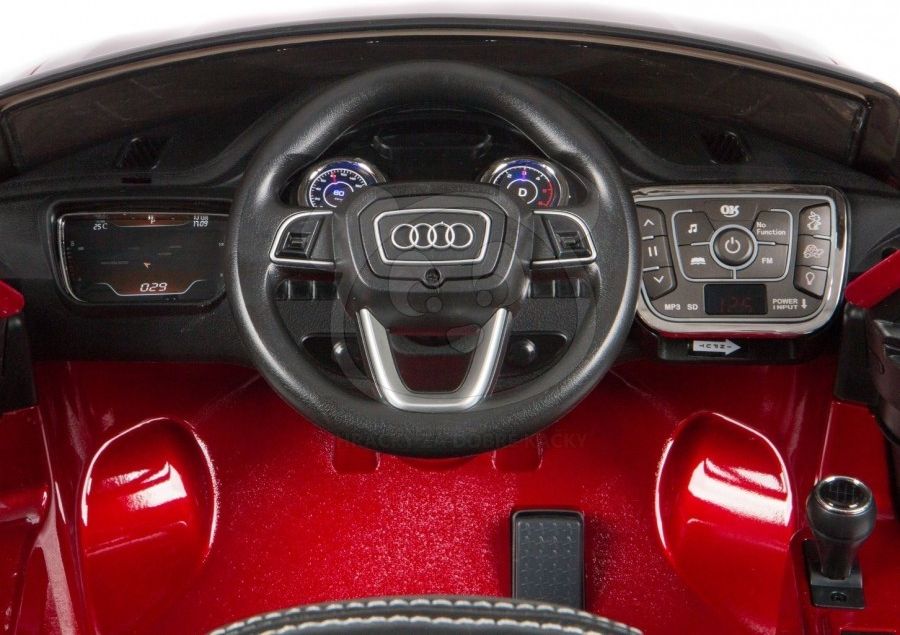 Audi Q7 s 2,4G bluetooth DO, nová palubní deska, EVA kola - bílé - obrázek 3