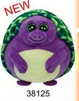 Beanie Ballz želva fialová 12,5cm - obrázek 1