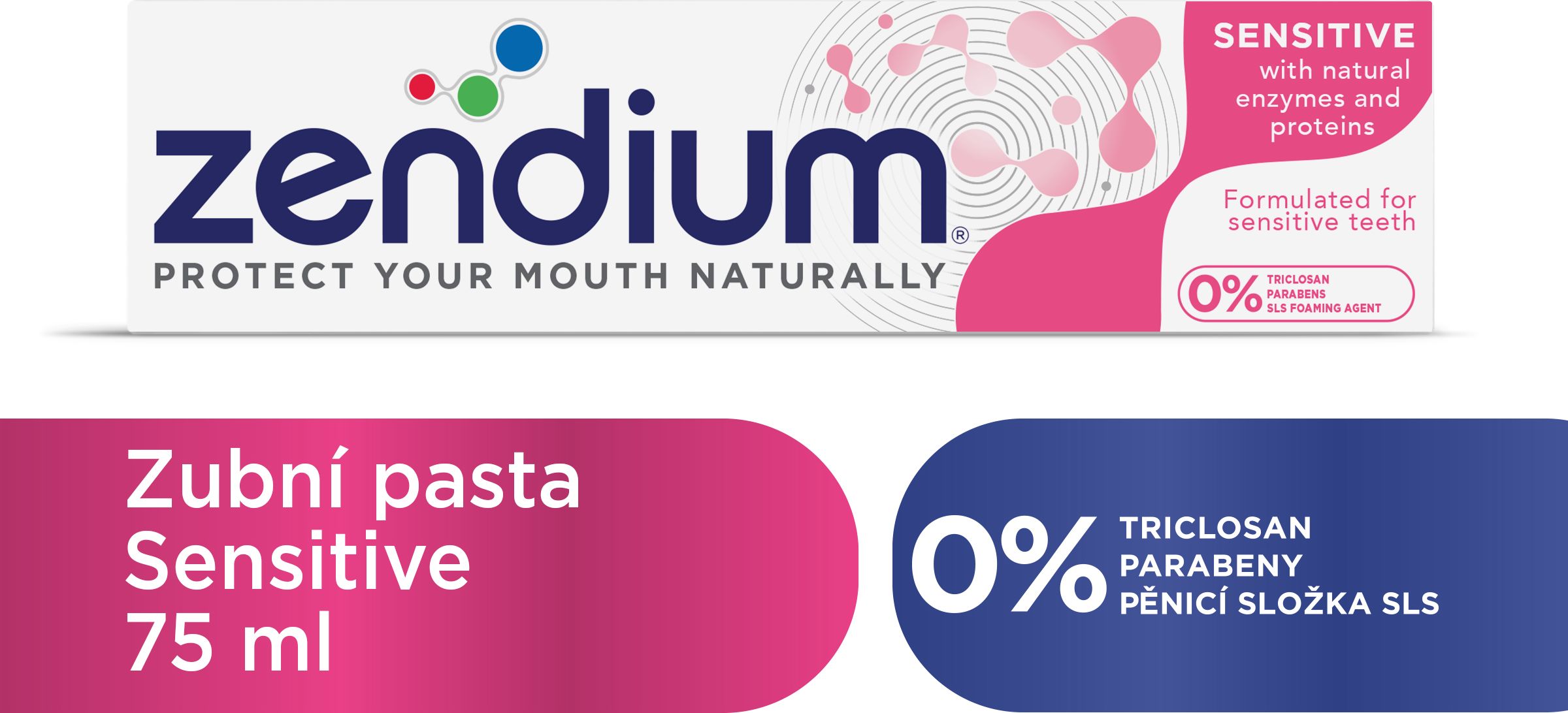 Zendium Sensitive zubní pasta 75 ml - obrázek 1