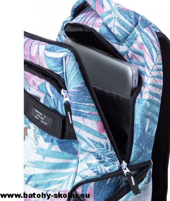 Studentský batoh Nugget Bradley 3 A Palm Black - Doprava Zdarma - obrázek 6