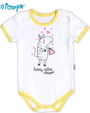 Body kr.rukáv NICOL Zebra Sedmikráska - obrázek 1