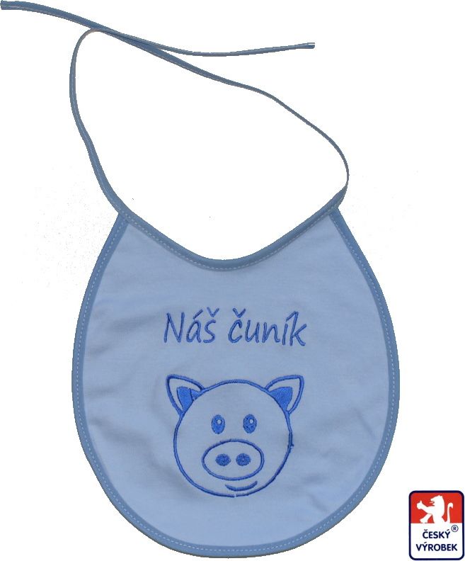 Dětský bryndák, Náš čuník, světlemodrý, Dětský svět - obrázek 1