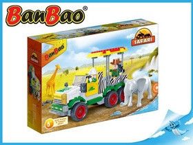 BanBao stavebnice Safari terénní jeep 248ks + 2 figurky - obrázek 1