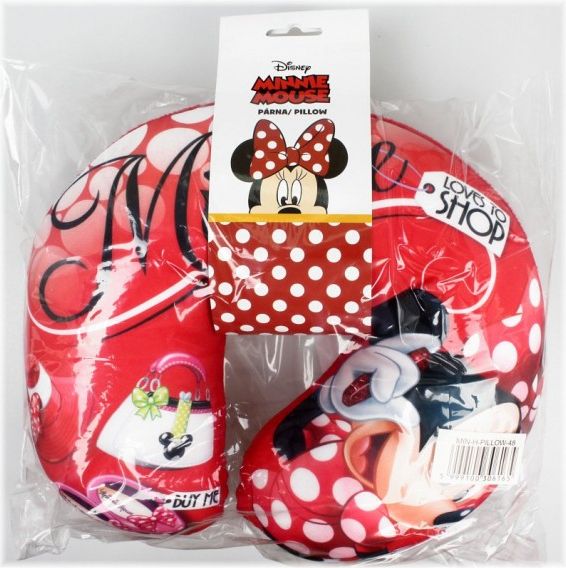 Setino - Cestovní polštářek okolo krku - Minnie Mouse - Disney, 31 x 26 x 8 cm - obrázek 3