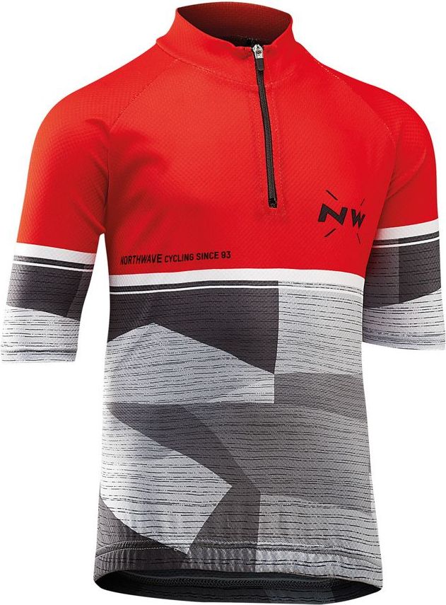 Northwave Origin Junior Jersey Short Sleeves - red/grey 144-150 - obrázek 1