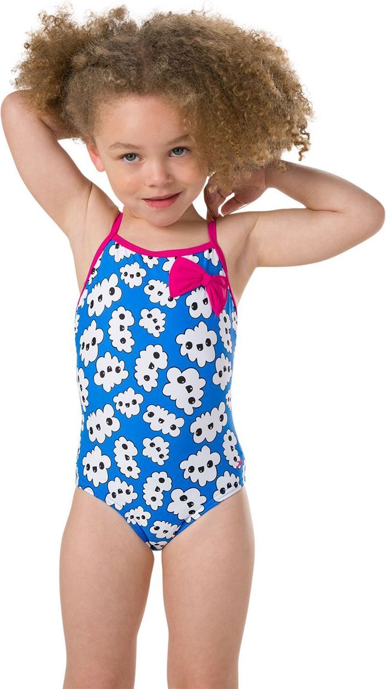 Speedo Bow Suit - pink/blue 74-80 - obrázek 2