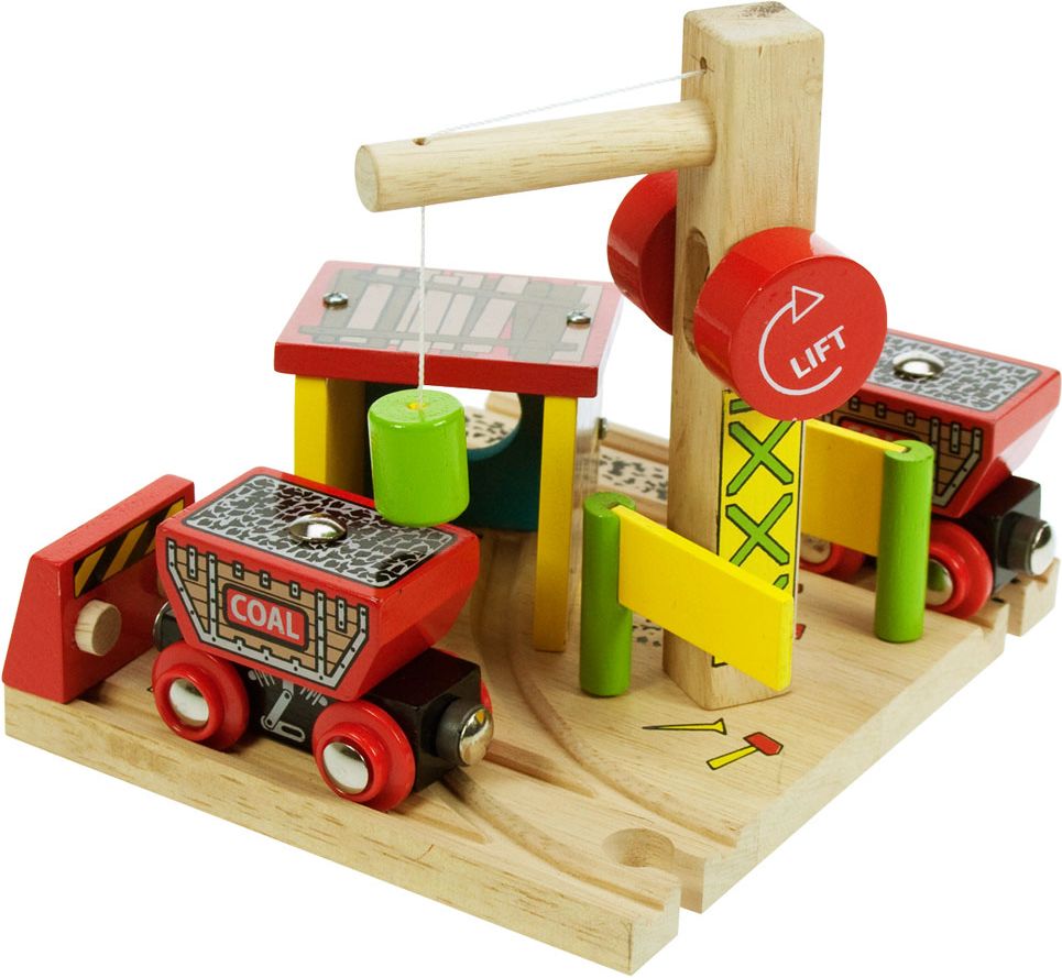 Uhelný důl s překladištěm - Bigjigs 70205 - obrázek 1