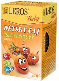 LEROS BABY Dětský čaj Rakytníkový n.s.20x2g - obrázek 1