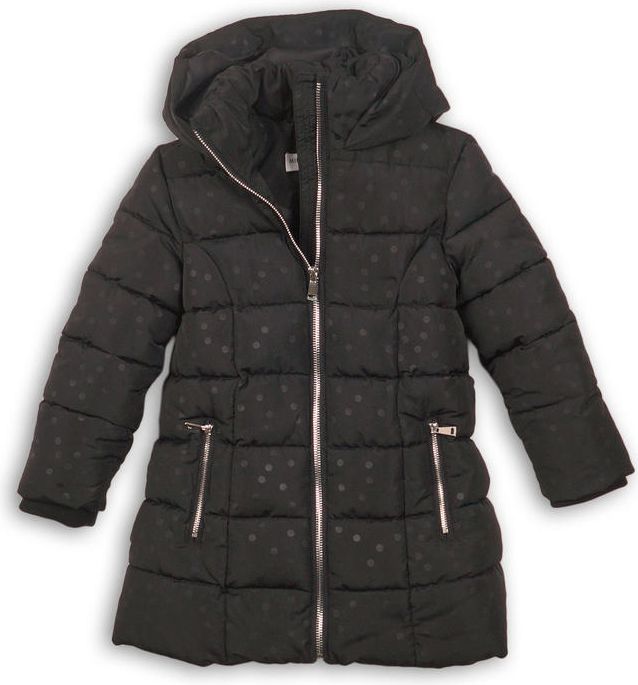 Minoti Kabát dívčí zimní Puffa černá 104/110 - obrázek 1