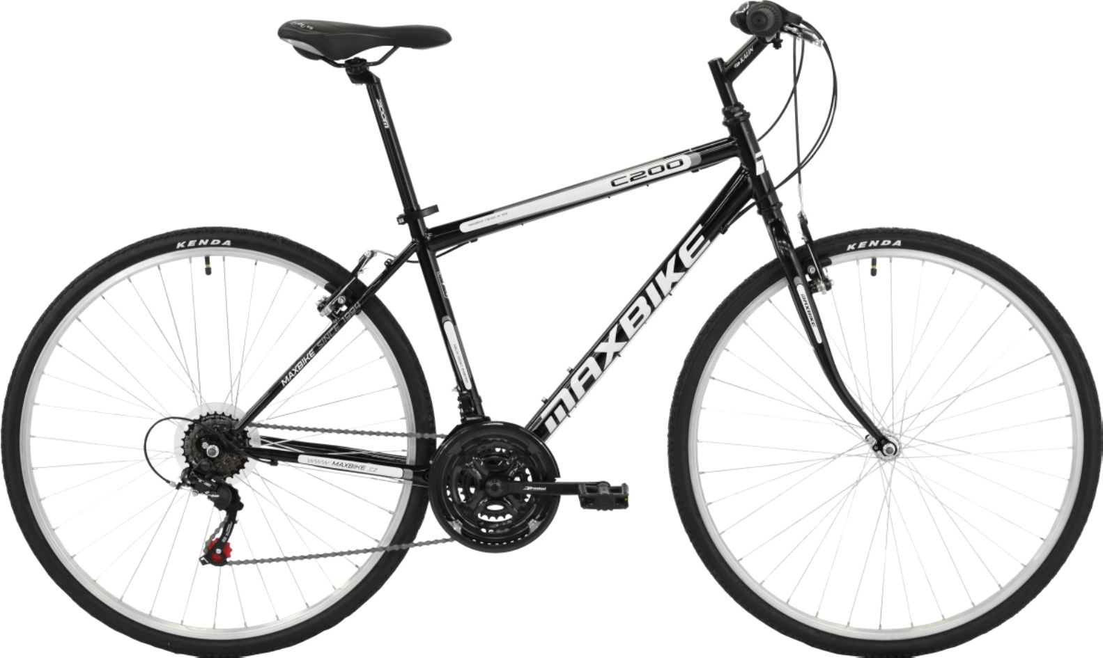 Krosové kolo MAXBIKE Basic černé - vel. rámu 18" - obrázek 1