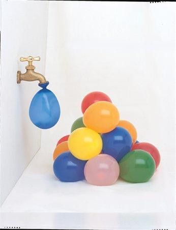Balonky na vodní bomby, mix barev, bal. 100 ks - obrázek 1