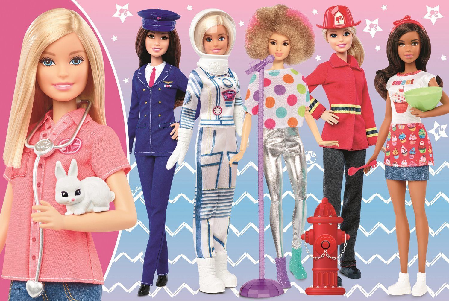 TREFL Puzzle Barbie 100 dílků - obrázek 1