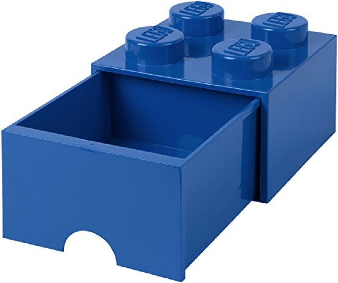 LEGO Úložný box 4 se šuplíkem Modrá - obrázek 1