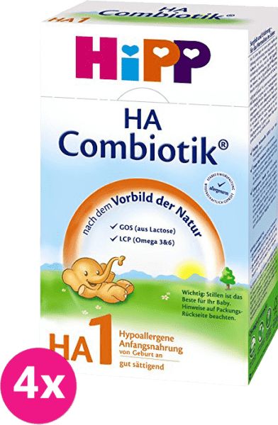 4x HiPP HA 1 Combiotik (500g) – kojenecké mléko - obrázek 1