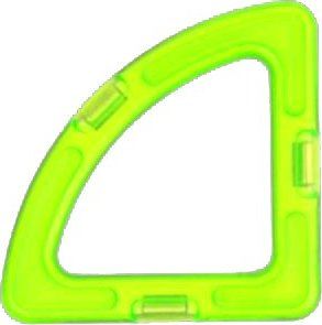 Magnetická stavebnice MAGFORMERS Kruhová výseč 1 ks - obrázek 1
