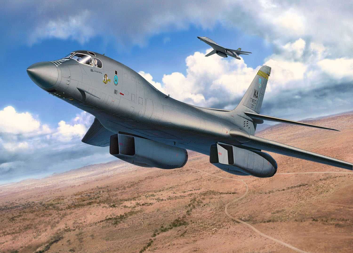 REVELL Plastic ModelKit letadlo Limited Edition 04963 - B-1B Lancer (Platinum Edition) (1:48) - obrázek 10