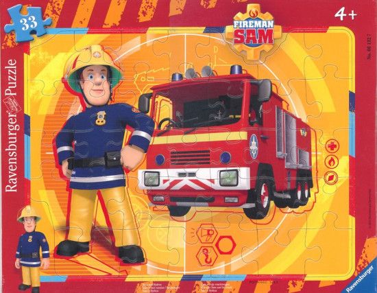 RAVENSBURGER Puzzle Požárník Sam zasahuje 33 dílků - obrázek 1