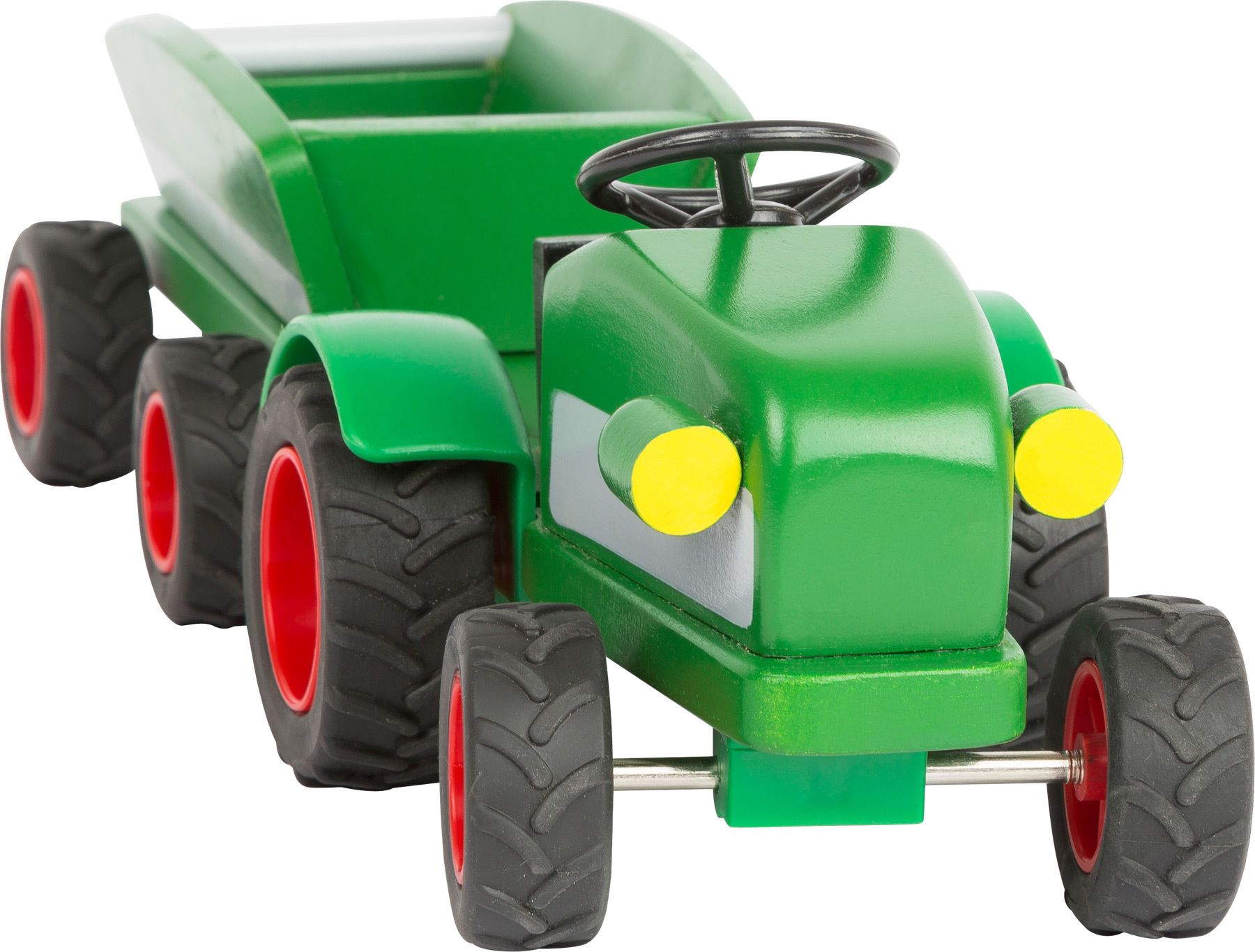 SMALL FOOT BY LEGLER Small Foot Dřevěný traktor s vlečkou zelený - obrázek 4