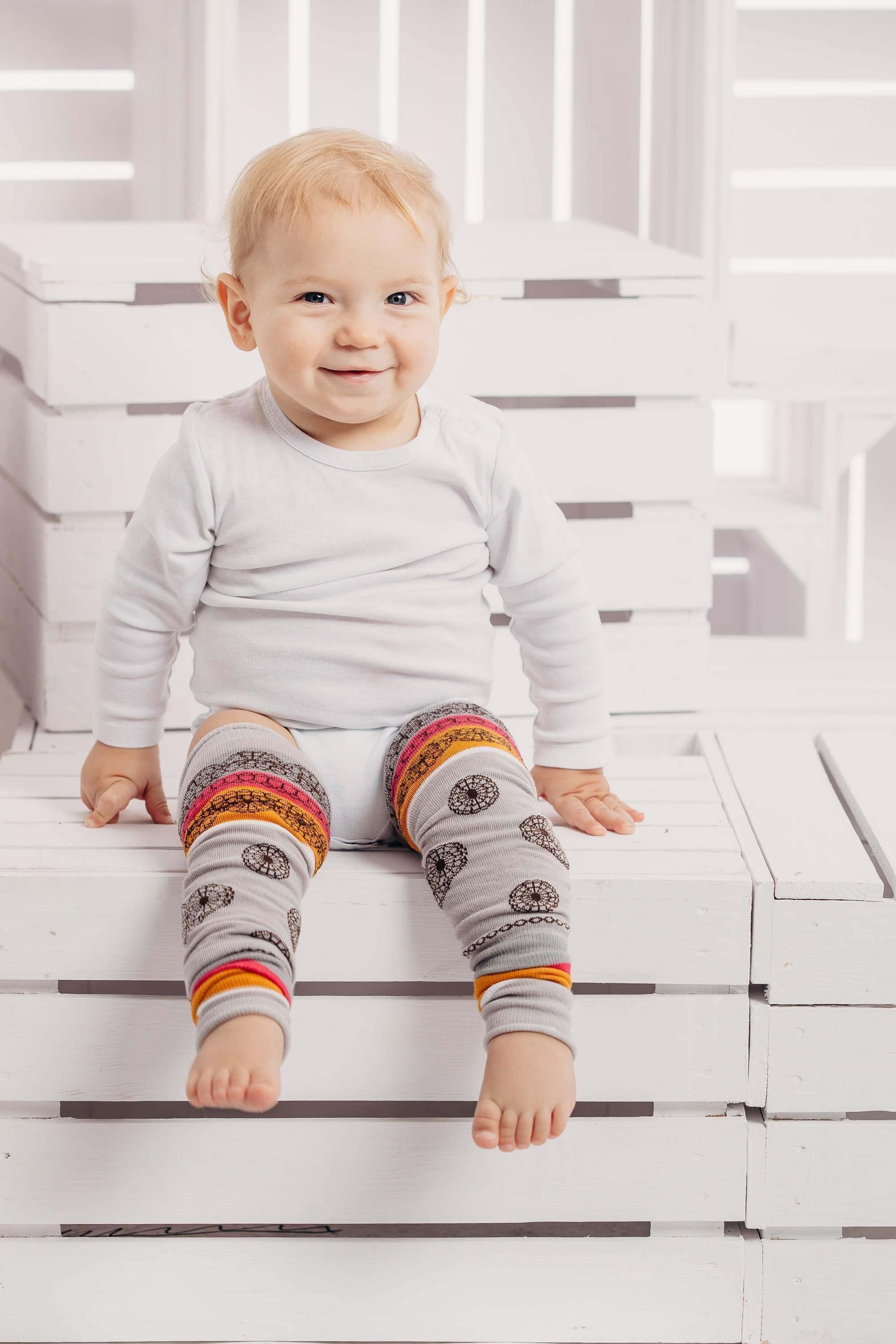LennyLegs Long - návleky na nožičky - COFFEE LACE - obrázek 1
