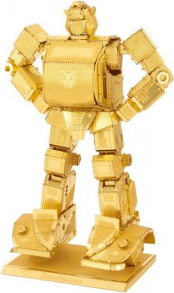 METAL EARTH 3D puzzle Transformers: Bumblebee (zlatý) - obrázek 1