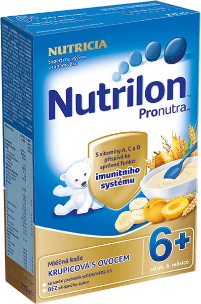 4x NUTRILON ProNutra krupicová s ovocem (225 g) - mléčná kaše - obrázek 2