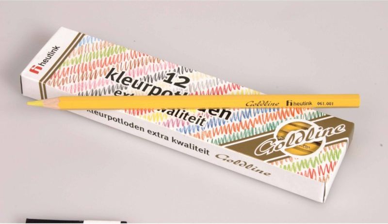 Pastelky šestihranné Goldline 3,7 mm, 12 ks, světle žluté - obrázek 1
